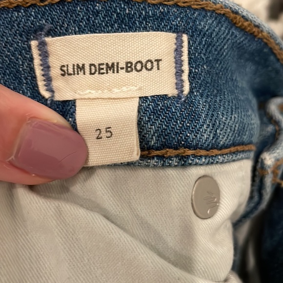 Madewell Slim Demi-boot Size 25 NWOT - Picture 3 of 6